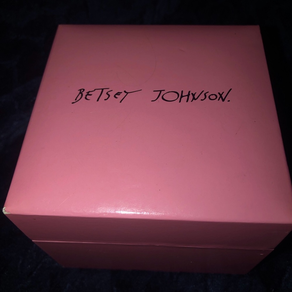 Betsey Johnson Rose Gold Stainless Steel Watch